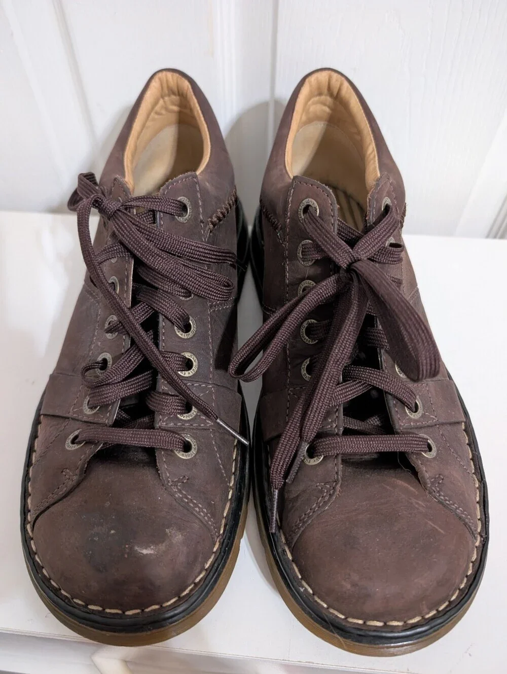 Vintage Dr Martens Mens Shoes  Brown Keith Oxford Chunky Y2K Doc 90s Size 10